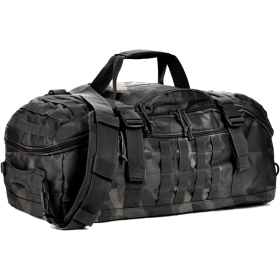 3 In 1 Military Backpack Travel Duffle Bag For Weekender Gym Traveling Workout Deployment (Option: Blackcamo)