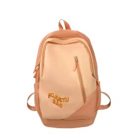 Backpack Fresh And Sweet Backpack New Casual Men's And Women's School Bags (Color: Orange)